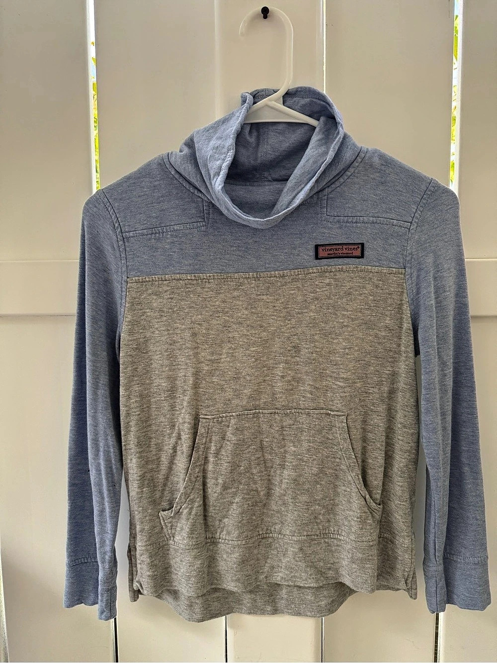 Vineyard Vines Girls Color Block Hoodie Size Medium
